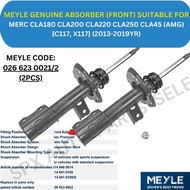 MEYLE GENUINE ABSORBER (FRONT & REAR) FOR MERC CLA180 CLA200 CLA220 CLA250 CLA45 (AMG) [C117, X117] 
