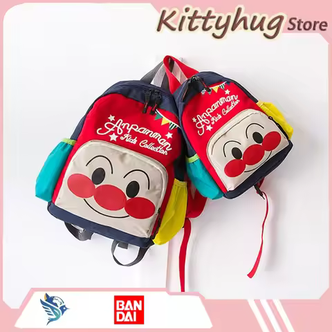 Bandai Anpanman 2026new Cute Cartoon Style Schoolbag Backpack Messenger Bag Lovely Gift Anime Periph