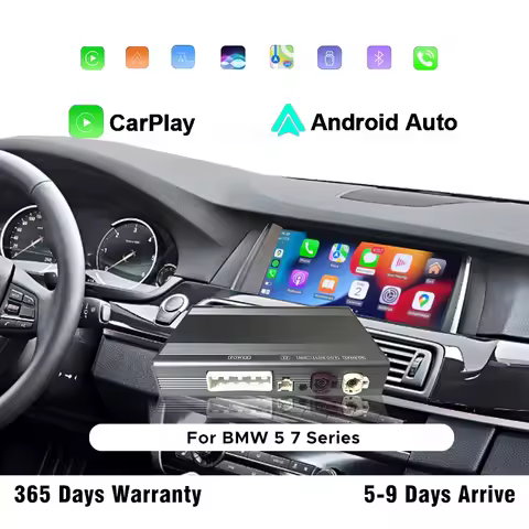 Wireless CarPlay For BMW 5 7 Series F10 F11 F07 GT F01 F02 F03 F04 2009-2020 With Android Mirror Lin