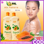 RDL 600 ML Papaya Whitening Body Lotion Effective Permanent Whitening, Anti-Wrinkle & Anti-Aging Ca