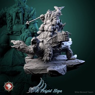 ตัวละคร DND War Chess Model ของ Hopes Glacier Ice Witch Sea Otter Turtle Winter Beast Crystal Stone