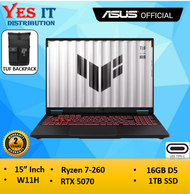 ASUS TUF GAMING A16 FA608U-PRV038W 16.0” AMD R7 260 / 16GB DDR5 /1TB SSD / RTX5070 / 16.0" FHD / W11