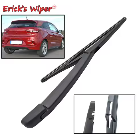 Erick's Wiper 12" Rear Wiper Blade & Arm Set Kit For Hyundai i20 II 2015 - 2019 Windshield Windscree