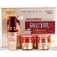 Cai Niya Porcelain White Skin Three-Piece Set Remove Yellow Fade Black Moisturizing Cosmetics Freckl