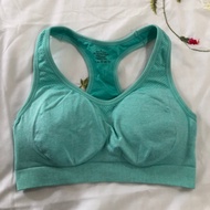 Training bra size 70/75 AB blue elastic wool