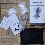 PROMO! Dive Case Invisible Waterproof For Insta 360 X3 Invisible Diving case
