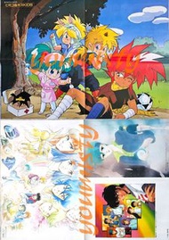 魔神英雄傳 & 鎧甲聖鬥士雙面海報 鎧傳