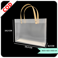 [6 PCS] PLASTIC BAG TRANSPARANT TAS MIKA PP SOUVENIR HADIAH POLOS GOODIE BAG HAMPERS BENING TRANSPAR