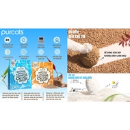 [FIRE] Puracats cassava cat litter, cat litter from organic cassava, safe, dust-free, good clumping,