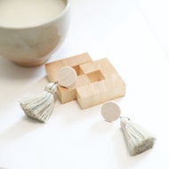 タッセル紙ピアス-甘酒-