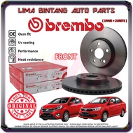 Perodua Axia , Perodua Bezza Front Brake Disc Rotor 1Pair Brembo *Original*