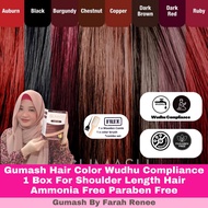 Gumash Hair Dye Colour Pewarna Rambut Patuh Syariah Sah Solat Inai Rambut Halal Hair Colouring Henna