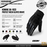 KOMINE GLOVE GK-1833 PROTECT MESH GLOVES BRAVE/ RIDING GLOVE / MOTORCYCLE GLOVE