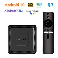 Q7 Network Player Quanzhi H313 Android 10 Set Top Box 5gwifi HD 4k with Bluetooth TV Box