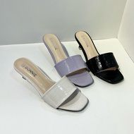BONNIE HEELS 213-1 HEELS BERTUMIT HALUS 2 INCI WANITA DINNER EVENT  Shoes