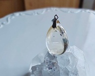 心忱-海膽黃水晶 水滴墜子