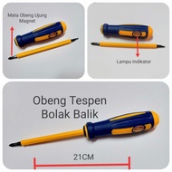 Vyba Otix-1 Obeng Tespen Listrik Bulak Balik Plus Minus Berkualitas