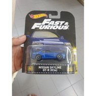 hotwheels fast & furious gtr34