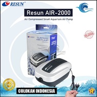 Resun AIR 2000 Aquarium Aerator Air Pump Plug Indonesia