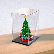 Transparent Transparent Display Box Acrylic Anti-dust Box Suitable for Lego 40338 Christmas Tree Dis