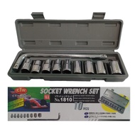 Socket wrench set 10pc/socket wrench set AXL, socket wrench set