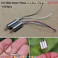 KUGIGI 1/2/5pcs Coreless Motor, 615 Mini 615 Tiny Hollow Cup Engine Motor, DC 4.2V 0.12 A 46500 RPM-