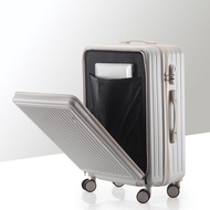 【BIRR】กระเป๋าเดินทาง ช่องเปิดด้านหน้า กล่องขึ้นเครื่องขนาดเล็ก 20/24นิ้ว คุณภาพสูง กระเป๋าเดินทางชายหญิง