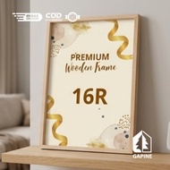 16R Wooden Photo Frame 16R Wooden FrameFrame Foto 40x50cm Natural Pine Wood Frame