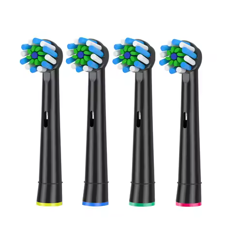 4pcs EB50 Cross Action Replacement Brush Heads For Oral B D12 D16 D100 3757 3709 pro3 pro1max electr