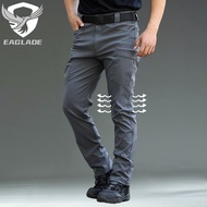 EAGLADE Tactical Cargo Pants For Men JJX8 In Grey Waterproof Stretchable
