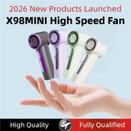 X98 High-Speed Mini Fan –100-Speed Digital Display USB Turbo Portable Fan,Kipas Mini Berkelajuan Tin