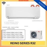 ACSON Inverter REINO Series R32 Wall Mounted A3WMY10BNF | A3WMY15BNF | A3WMY20BNF | A3WMY25BNF 1.0HP