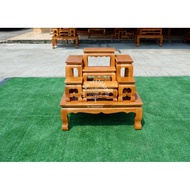Altar Table Village No. 7 Front 4 Teak Wood Genuine 1