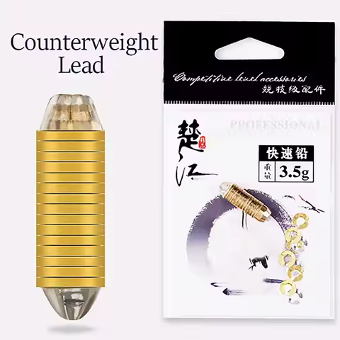 1Piece Weight Changeable Loading Lead Fishing Sinker Counterweight Lead Fish Sinker+3pcs Fine-tune C