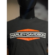 เสื้อยืด HARLEY-DAVIDSON Mens Stacked Logo เสื้อยืดพิมพ์ลาย