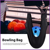 Bowling Ball Polisher Tear-resistant Microfiber Bowling Ball Polishing Bag Cleaner Towel Portable Bo