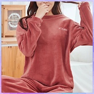 98W Solid Winter Warm Pajamas Sets For Women Sleepwear Homes Clothing Pajama Home Clothes Wear Ukm