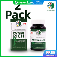 Power Rich Fo-Ti Arginine Maca Zinc Mens Supplement 2 Bottles