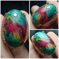 Harga Termurah - Batu Cincin Pancawarna Rubah Origin Sukabumi