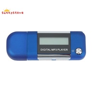 Mp3 Player Music Player Supports Replaceable AAA Battery,(Blue)