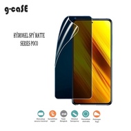 G-caSE ANTI GORES JELLY HYDROGEL SPY MATTE XIAOMI POCOPHONE POCO M3 C3 M3PRO M4 M4PRO M5 M5S M6 M6PR
