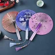 Tuan Fan Magnetic Folding Fan Chinese Ancient Fan Female Dance Hanfu Fan Student Folding Fan Dance C