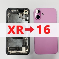 Full Back Cover Housing for XR to 16, DIY XR Body 16 Housing, XR Convert to 16 Middle Frame, XR Like