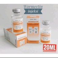 WORMECTIN 20 ML OBAT KURAP KUTU SCABIES KAMBING DOMBA SAPI BABI KELINCI