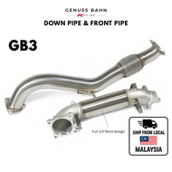 FL5 / FK8 Catless 3.0" Downpipe & Front Pipe Stainless Steel GB3 Honda TYPE-R (Limited Stock)