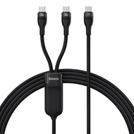 Baseus สายชาร์จเร็ว รุ่น  Flash Series Ⅱ Fast Charging Data Cable แบบ USB to Micro USB+Lightning+Typ