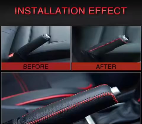 Fur Car Gear Handbrake Cover for VW Volkswagen POLO 6R 6C 9N 9N3 6N 6N1 6N2