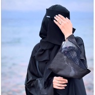 niqab basic bedoon kain aritachi lembut