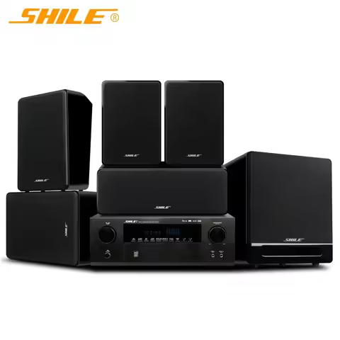 5.1 HD Home Theater 3D Surround Sound Stereo System With 480W Amplifier & 10 Inches Subwoofer & Spea