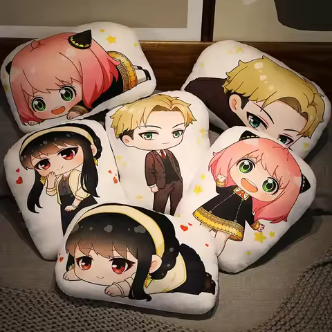 SPY×FAMILY Plush Stuffed Pillows Anime SPY FAMILY Cushions Kawaii Anya Forger Dakimakura Cute Yor Th
